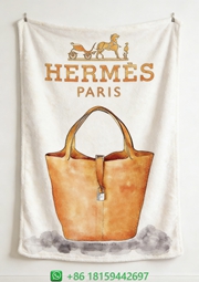 Hermes Throw Blankets